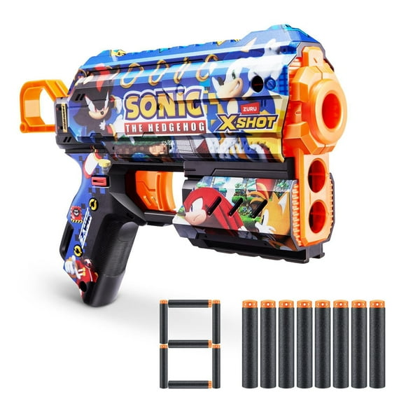 XSHOT SKINS FLUX Sonic The Hedgehog Blaster by ZURU