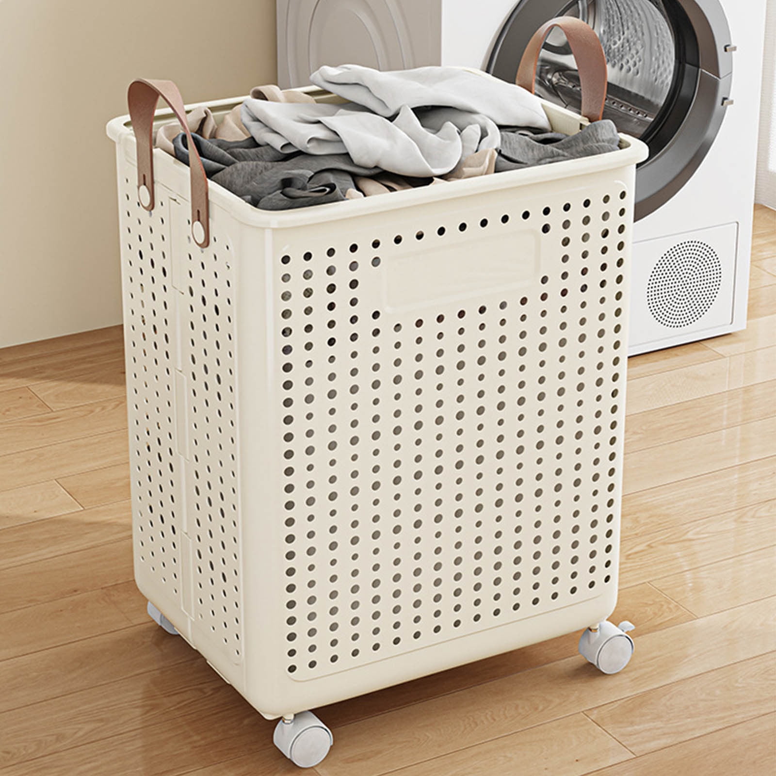 Tgbvmt Large Foldable Dirty Clothes Laundry Basket Space Saving Collapsible Storage Basket Family Loads Organizer For Bathroom Balcony Bedroom Household Dirty Clothes Snacks Home Decor Laundry Bags