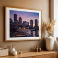 thumbnail image 5 of Seaport Lights - Photography Cityscape Harbor Skyline Architecture Water Sunset Boardwalk Unframed Wall Art Print 24 x 36 inches, 5 of 7
