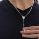 thumbnail image 2 of Rosario De Plata Ley 925 Con Bola Diamantada De 45 Cm, 2 of 5