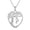 Sliver, variant on Heshpaws Heart Pendant Necklace Custom Initial Letter Tree Shaped Charm Pendant Jewelry for Women, Gift for Mom Daughter Wife