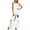 White, variant on Lilgiuy Women's Fashion Summer Comfortable Casual Belt Sling Sleeveless Jumpsuit Green 6(M) Winter Fashion 2022