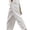 White, variant on ZANKLEY Womens Casual Lightweight Drawstring Elastic Waist Pants with Pockets, S-XXL