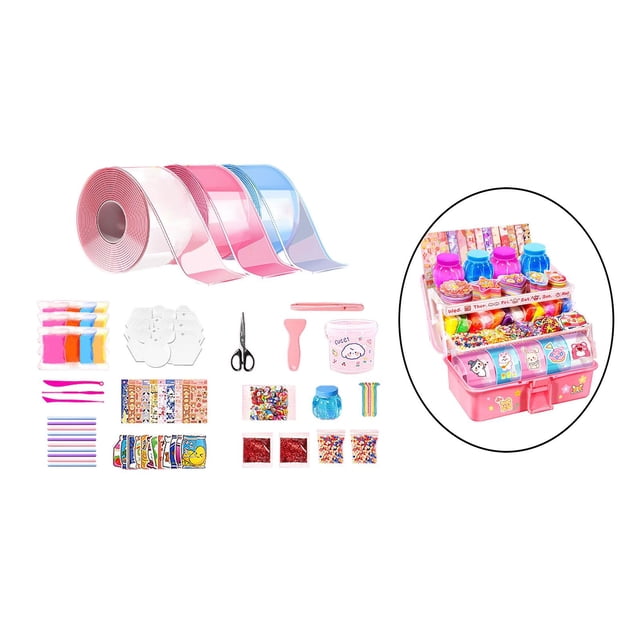 Cinta Nano Macarena Transparente Doble Cara Adhesiva Extraíble Impermeable para DIY