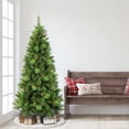 thumbnail image 3 of Puleo International Pre-Lit 6.5' Adirondack Pine Artificial Christmas Tree with 250 Lights, Green, 3 of 5