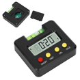 thumbnail image 2 of Digital Inclinometer Spirits Level Angle Meter Electronic Magnetic Black Housing Water Bubble, 2 of 5