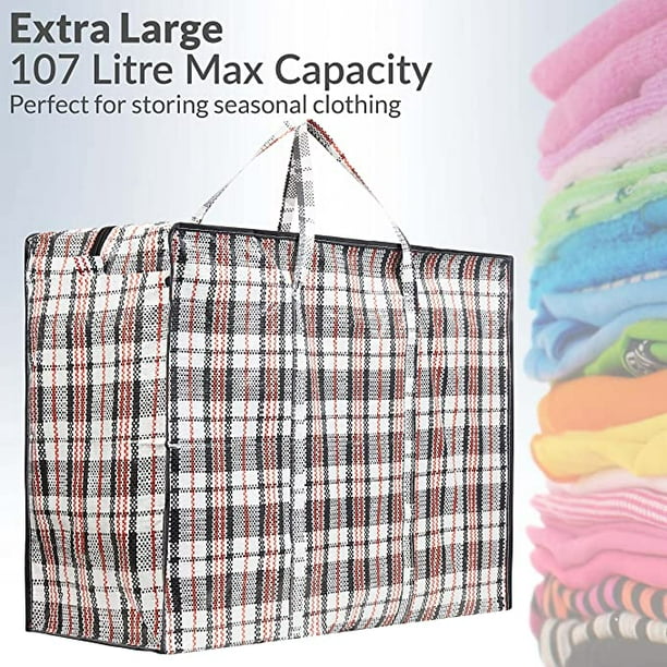 Grand Sac de Rangement Bag Rangement Vêtements Déménagement - Multipack  80*60*20cm (Lot de 8) 