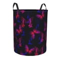 thumbnail image 7 of ZICANCN Cyberpunk Colorful Butterfly Laundry Basket Organizer, Dirty Clothes Hamper for Bathroom Bedroom Laundry Room, Medium Size, 7 of 7