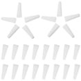 thumbnail image 1 of Mangas de punta de corte, protectores de punta de cuchillos pequeños, cubiertas de punta de corte resistentes al desgaste, 250 Uds., 1 of 6