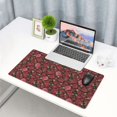thumbnail image 5 of Bingfone Rose Flowers Large Gaming Mouse Pad,Extended Desk Mousepad with Stitched Edges,Non-Slip Base,Water Resist Keyboard Pad for Gamer, Office & Home, 29.5 x 16 in, 5 of 6