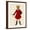 Brown Frame, variant on Art.com Fox Hunter 2 Full Stretched Canvas Print Wall Art by Fab Funky, 12" x 16"