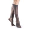 Sigvaris Well Being 120 Women's 15-20 Closed Toe Knee High Compression Stockings Charcoal C