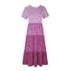 thumbnail image 3 of Vestido de Manga Corta para Mujeres Vestido de Verano de Cuello Redondo Impreso, Poliéster de Tamaño Verdadero Diario Y Vestido de Fiesta, 3 of 5