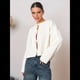 thumbnail image 5 of Suéteres Tipo Cárdigan con Lazo Frontal para Mujer, de Punto Grueso, con Mangas Largas Abullonadas, Modernos Abrigos para Otoño e Invierno. XL, 5 of 10