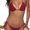 Color 01, variant on Top-kevin Women Two Piece Swimsuit Sexy Swimwear Halter String Triangle Bikini Sets