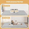 thumbnail image 4 of Cat Litter Mat XXL Extra Large 50 X 35 Silicone Mat Litter Trapping Mat For Scatter Control Soft On Kitty Paws Easy To Clean Grey, 4 of 7