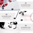 thumbnail image 3 of RUNROTOO 9 Pcs Rondelle Noire pour Hockey sur Glace et Entraînement de Hockey à Roulettes, 3 of 5
