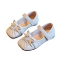 thumbnail image 3 of Otqutp Casual Flower Girls Shoes Toddler Kids Baby Girls Dress Shoes Party Wedding Flower Bridesmaids Princess Shoes Flat Sole School Shoes 1-6Years, 3 of 8
