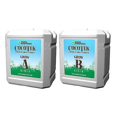 General Hydroponics Cocotte Coco Grow A and B for Gardening,