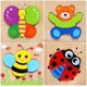thumbnail image 2 of Juego de rompecabezas de madera Sincero para niños de 1 a 4 años educativo de animales, 2 of 5