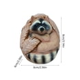 thumbnail image 2 of Mecorevxz Carved Resin Easter Eggs with Animals Carvings Suitable for Easter Gifts,Easter Decorations(B), 2 of 7