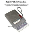 thumbnail image 2 of Tablet Bag Nylon Carry Case Portable Waterproof Tablets Carrying Case Laptop Sleeve Earphone Pocket Replacement for iPad 7.9-8.4 Inch Gray, 2 of 7