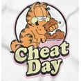thumbnail image 2 of Funny Garfield Cartoon Cheat Day Romper Boys or Girls Infant Baby Brisco Brands NB, 2 of 6