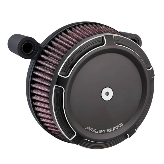 Arlen Ness Beveled Stage 1 Big Sucker Black Air Cleaner (50-844)