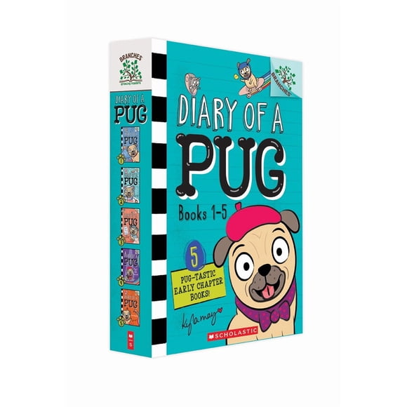 (New and Trending) Diary Of A Pug Books 1-5: A Branches Box Set By Kyla May