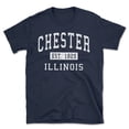 thumbnail image 1 of Chester Illinois Classic Established Men's Cotton T-Shirt, 1 of 1