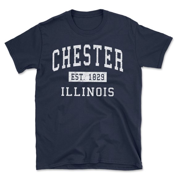 Chester Illinois Classic Established Men's Cotton T-Shirt