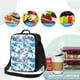 thumbnail image 4 of Disketp Icy Blue Snowflakes Bolsa Térmica Estampada para Almuerzo, Lonchera para Hombres y Mujeres Adultos, 4 of 7