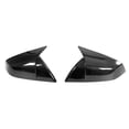 thumbnail image 3 of Ikon Motorsports Mirror Covers Compatible With 2021-2025 Tesla Model S All Models Dry Carbon Fiber Gloss Black Left Right Rear View Side Mirror Cover Cap Trim 2PCS 1Pair, 3 of 9