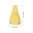 thumbnail image 2 of Unique Bargains 4.5'x2.6' PU Leather Embroidery Scissors Sheath Protective Cover, Light Yellow 2 Pack, 2 of 7