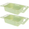 thumbnail image 1 of Collapsible Colander Sink Caddy Sponge Holder Expandable Storage Drain Basket Dish Drying Rack Sink Basket Organizer for Sponges Scrubbers Soap Green 2PCS, 1 of 8