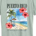 thumbnail image 2 of Instant Message - Puerto Rico Beach Short Sleeve Graphic T-Shirt, 2 of 5