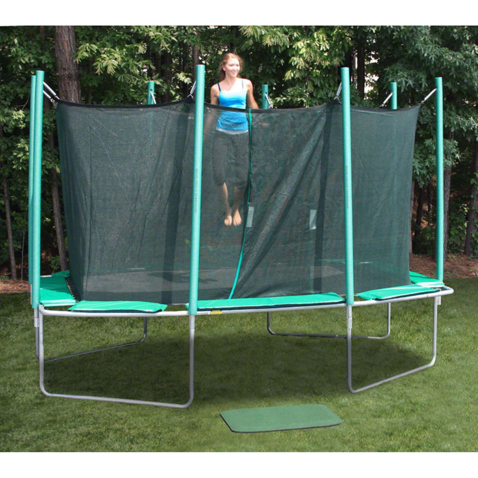 Kidwise 9 x 14 ft. Rectangular Trampoline with Enclosure