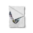 thumbnail image 2 of Diamond Soft Flannel Fleece Throw Blanket, Playing Cards Diamonds Hearts Clubs Spades Casino Theme Charm Art Graphic Design, Cozy Plush for Indoor and Outdoor Use, 60" x 80", White Grey, by Ambesonne, 2 of 6