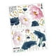 thumbnail image 5 of 2 piezas de calcomanías de pared de , pegatinas florales de pared, decoración de arte moderno, mural de PVC para escuela, hogar, habitació, 5 of 7