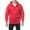 Red, variant on Men's Heavyweight Full Zip Fleece Hoodie