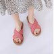 thumbnail image 5 of Pantuflas de fondo plano para mujer tejidas informales de tendencia cómoda de nuevo estilo de verano Wmkox8yii  hj789, 5 of 9