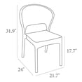 thumbnail image 5 of Compamia Daytona 5 Piece Extendable Patio Dining Set in Dark Gray, 5 of 5