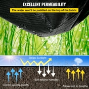 BENTISM Weed Barrier 4ft x 100ft Landscape Fabric 5.8oz, Garden Ground Cover, Heavy Duty Woven Fabric for Greenhouse, Garden, Sidewalk