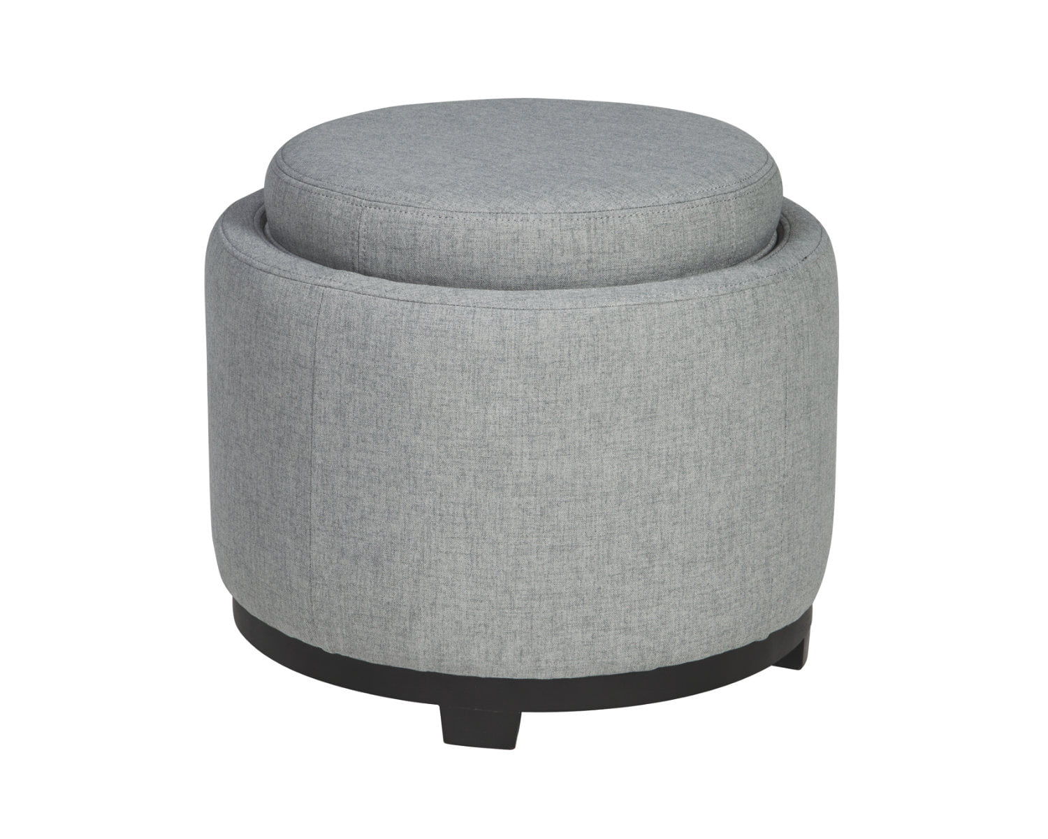Signature Design by Ashley A3000037 w Menga Ottoman with Storage Contemporary Style Gray Ashley Furniture 