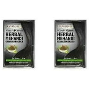 Pack Of 2 - Patanjali Herbal Mehandi Natural Black - 20 Gm (1 Oz)