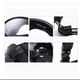 thumbnail image 4 of Buceo Sin para Adultos Facial Antivaho Shamjiam Máscara de buceo de cara completa Negro, 4 of 9
