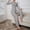 Gray womens 2 piece pajama set a1, variant on sdhkgrrt Women's 2 Piece Pajama Set Round Neck Long Sleeve Pullover Wide Leg Pants Fall Winter Casual Tracksuit Soft Stretchy Comfy Matching Lounge Outfit, Red M