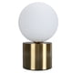 thumbnail image 5 of Pantalla De Bola De Cristal Con Luz De Mesita De Noche, Lámpara De Escritorio Decorativa Elegante Y Moderna, Pantalla De Bola Con Base De Metal Para Bombilla G9 Para Sala De Estar, 5 of 7