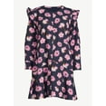 thumbnail image 5 of Free Assembly Women's Button Shoulder Mini Dress with Long Sleeves, 5 of 6
