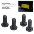 thumbnail image 3 of License Plate Screws Stainless Steel Black Star T25 Drive License Plate Screws High Strength  for Model 3 Model Y, 3 of 8